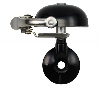 Crane Bell Mini Suzu Fahrradklingel black, Signalglocke, Retro Look, Ø 45mm