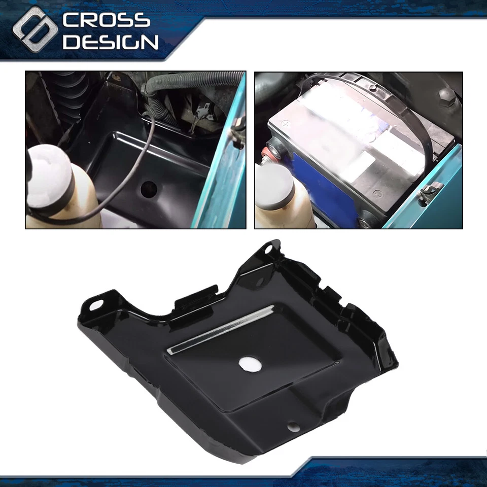 Bandeja de bateria de ferro compatível com 1994-2005 GM Chevy Balzer S10 GMC Jimmy Sonoma Bravada - Imagem 2 de 4