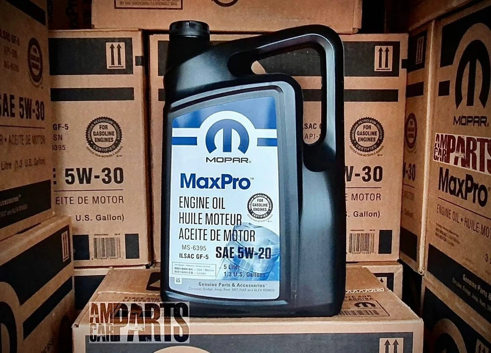 Mopar MaxPro 5W-20 Motoröl 5 L Chrysler, Dodge, Jeep, Ram 68218891AA - Bild 2 von 2