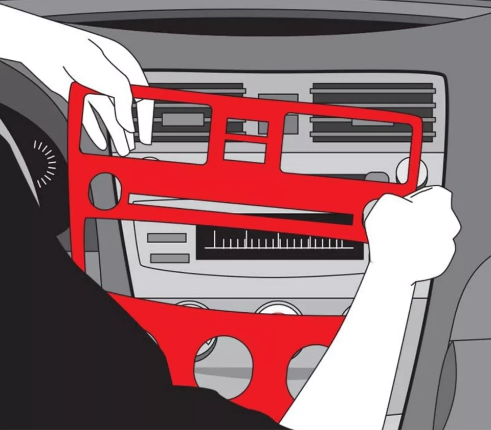 Wood Look Dash Trim Kit for 2003-2005 Suzuki Grand Vitara Auto Interior Panel - Image 2 of 4