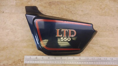 1982 Kawasaki KZ550 LTD K492-1> plastic left side cover panel