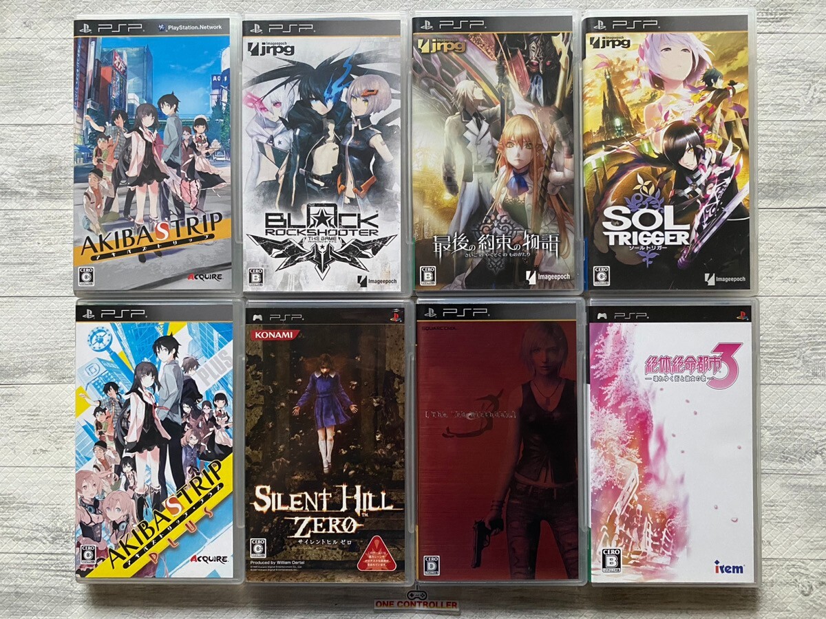 SONY PSP Akiba's Trip Black Sol Trigger Silent Hill 3rd Birthday