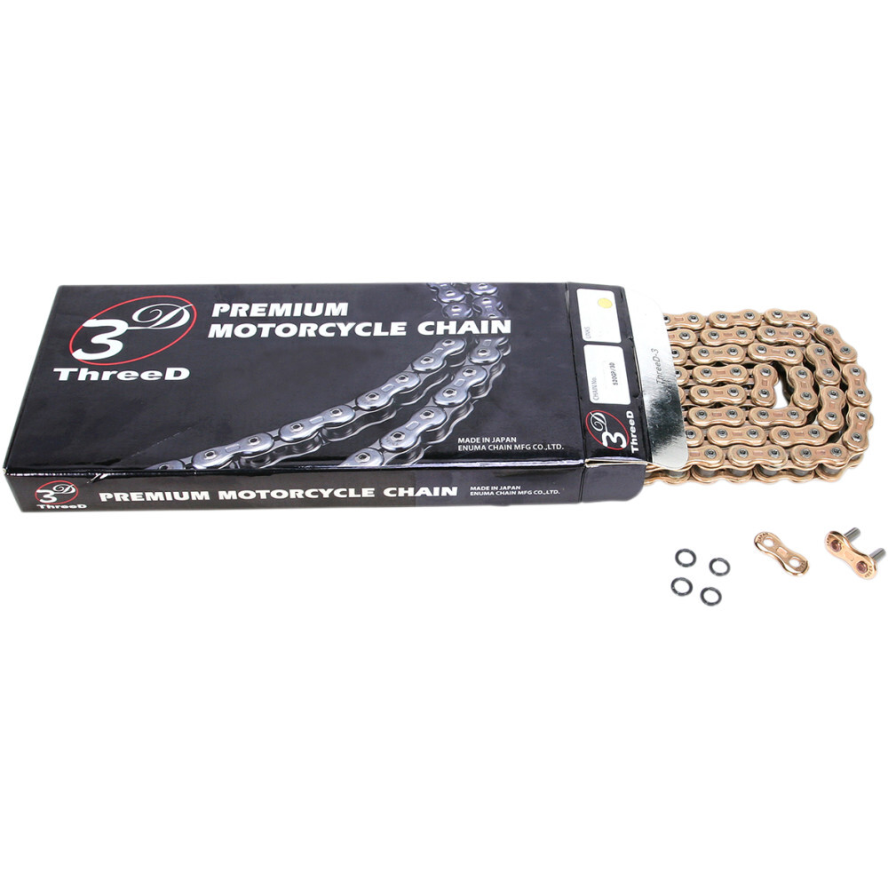 EK 3D ThreeD 520 GP Road Race Sealed SX2-Ring Chain (Gold