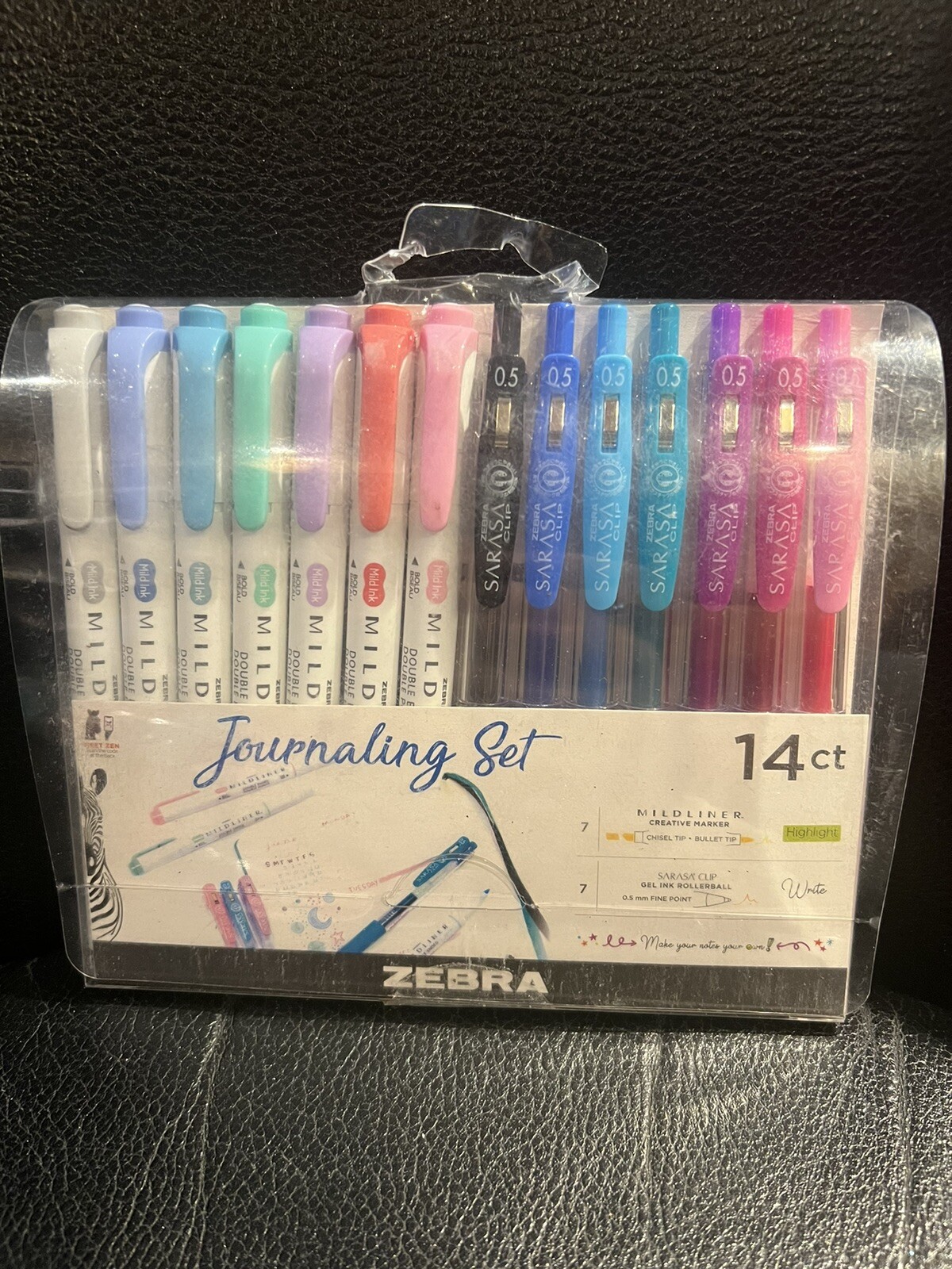 Zebra Mildliner Creative Marker Journaling Set, 14ct