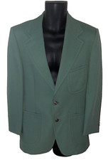 men green 3 front pockets blazer jacket by Johnny Carson size 40/42