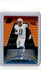 2023 Panini Zenith #124 Daiyan Henley Red Zone Auto RC Rookie