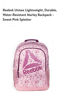 Reebok Unisex Kids Backpacks Pink Purple, Black NEW