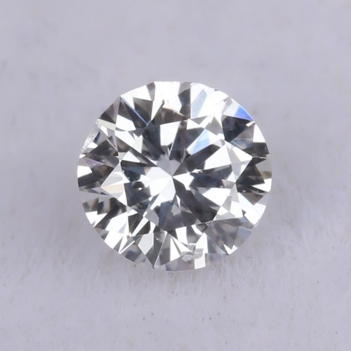 0.22 Ct. Natural Diamond Round Cut White F Color, VVS2 Clarity EGL Certified - 第 4/6 張圖片
