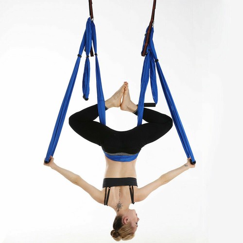 Yoga Hängematte Antigravity Decke Hängende Yoga Schaukel Inversionswerkzeug - Bild 24 von 52