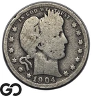 1904-O Barber Quarter, Better New Orleans Issue