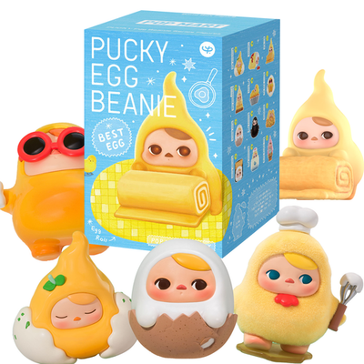 POP MART PUCKY Egg Beanie Series Mystery Figures – Authentic