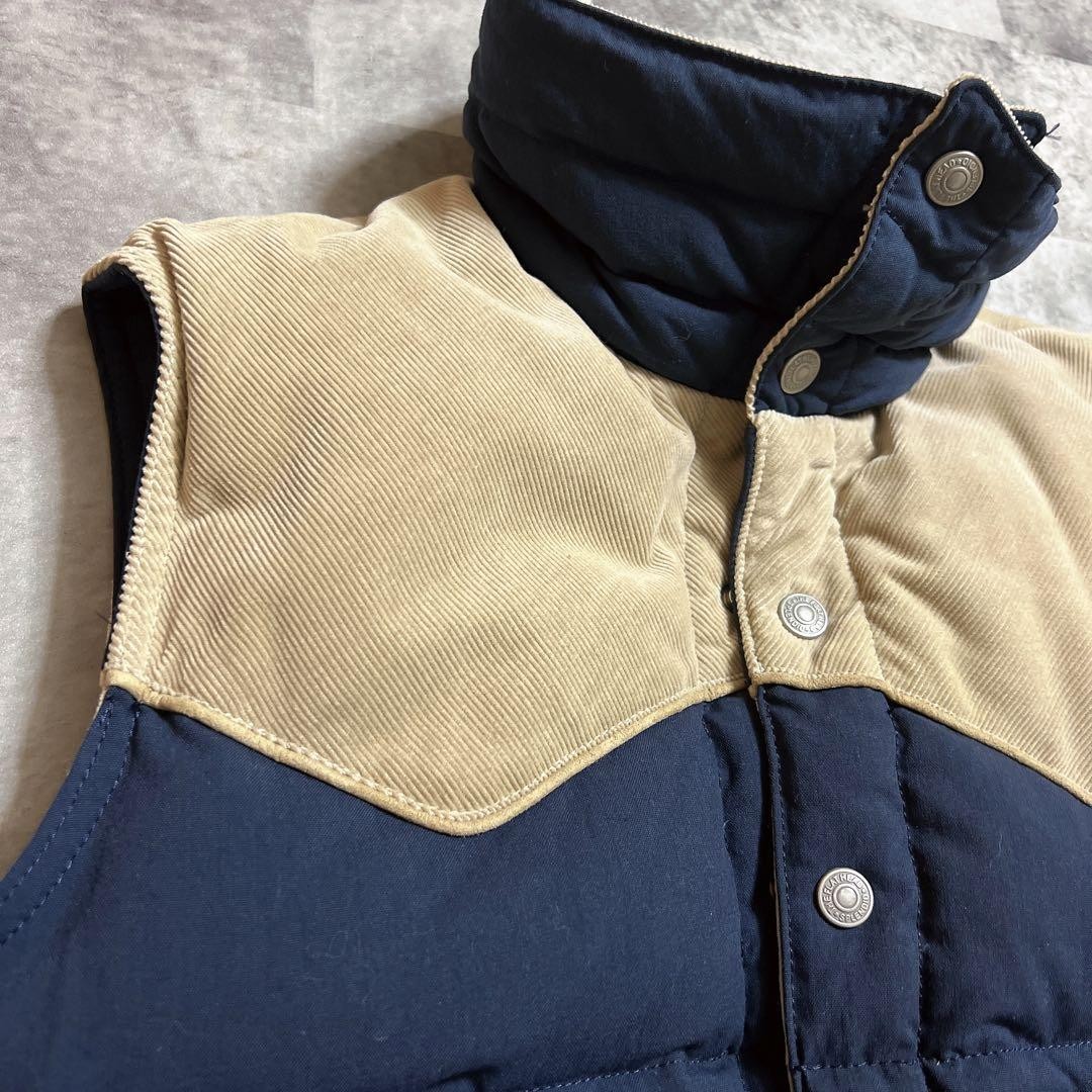 Flat Head Reversible Down Vest 34 - image 5