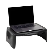 Lap Desk/Laptop Stand, Bed Tray, Folding Legs, Portable, Dorm, Plastic, 18.75...
