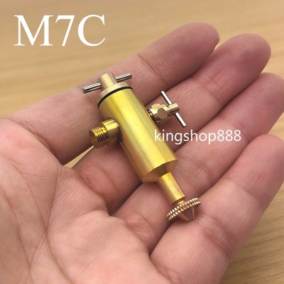 M7C Mit Wilesco/Microcosm kompatibler Dampfmaschinenöler aus Messing 1/4''×40 TPI