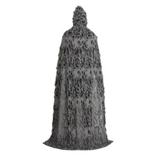 Halloween Ripped Hooded Cape Death God Costume Mysterious Cloak Three Lengths