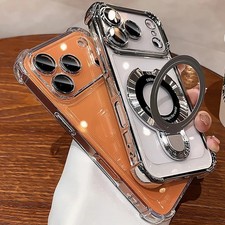 For iPhone 17 Pro Max 16 15 14 13 12 Shockproof Mag Safe Stand Case Lens Cover