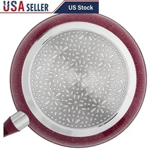 10 Inch Nonstick Aluminum Fry Pan with Heat Resistant Handle