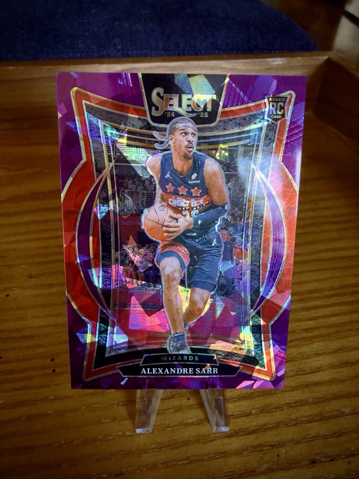2024-25 Panini Select - Concourse Alexandre Sarr #73 Purple Ice Prizm (RC) /99