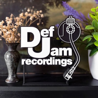 Def Jam Recordings - Record Label Logo Display Model *FREE UK POSTAGE*