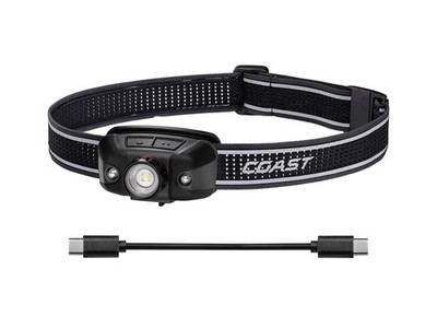 Coast Wiederaufladbare LED Stirnlampe 1000 Lumen, Weißlicht, dimmbar, IP54