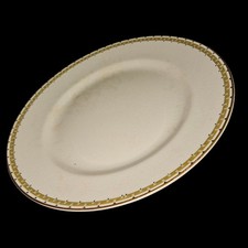 Vintage Cleveland China Gold Greek Key Rim Plates Set of 4 Model 720