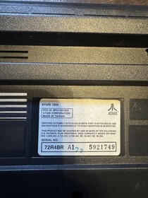 Atari 7800 Pro System Console Only TESTED WORKING 