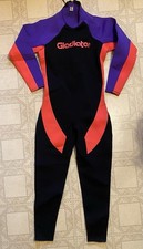 Gladiator Full-Body Neoprene Wetsuit, Black/Pink/Purple Back Zipper XLarge USA