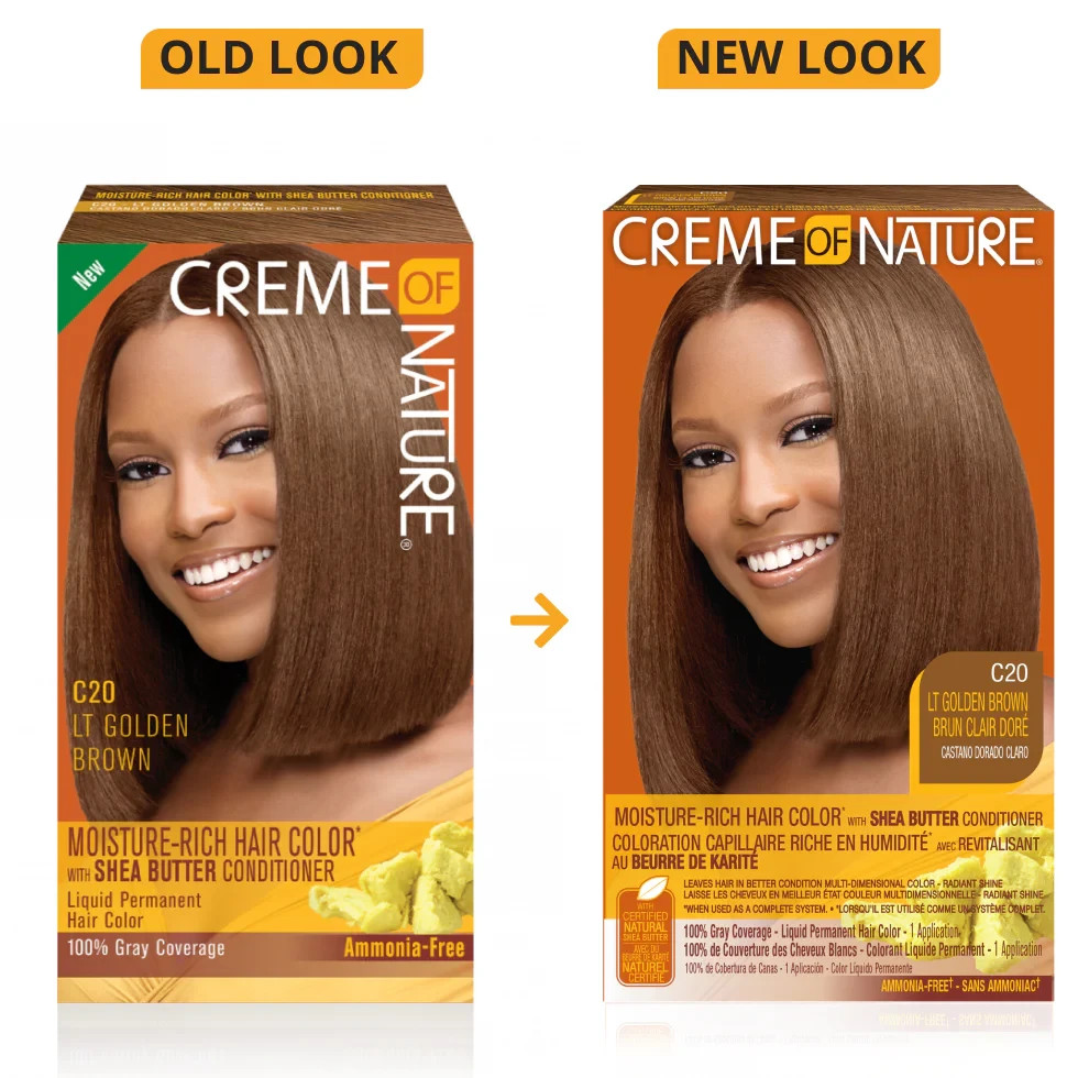 [CREME OF NATURE] Moisture-Rich Hair Color w/Shea Butter Conditioner, 7 Colors