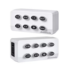 Indoor Countdown Timer with Repeat Function and Lit up Buttons, Auto Shut off Ti