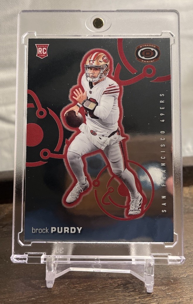 Panini Chronicles 2022 Dynagon Rookies Brock Purdy RC Rookie Insert #D-2 49ers