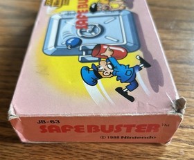 Nintendo SAFE BUSTER boxed GAME & WATCH Box Instructions