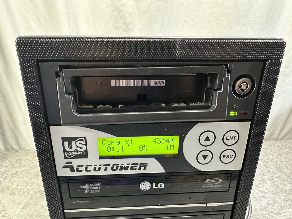 Accutower 5 Drive Blu-ray CD DVD BURNER - BURNER TOWER Tested Works w Hard Drive - Image 2 of 4