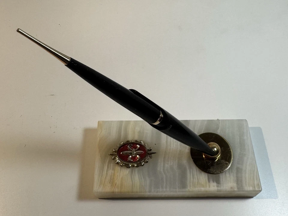 Parker钢笔桌套装带玛瑙底座 — 第 4/4 张图片