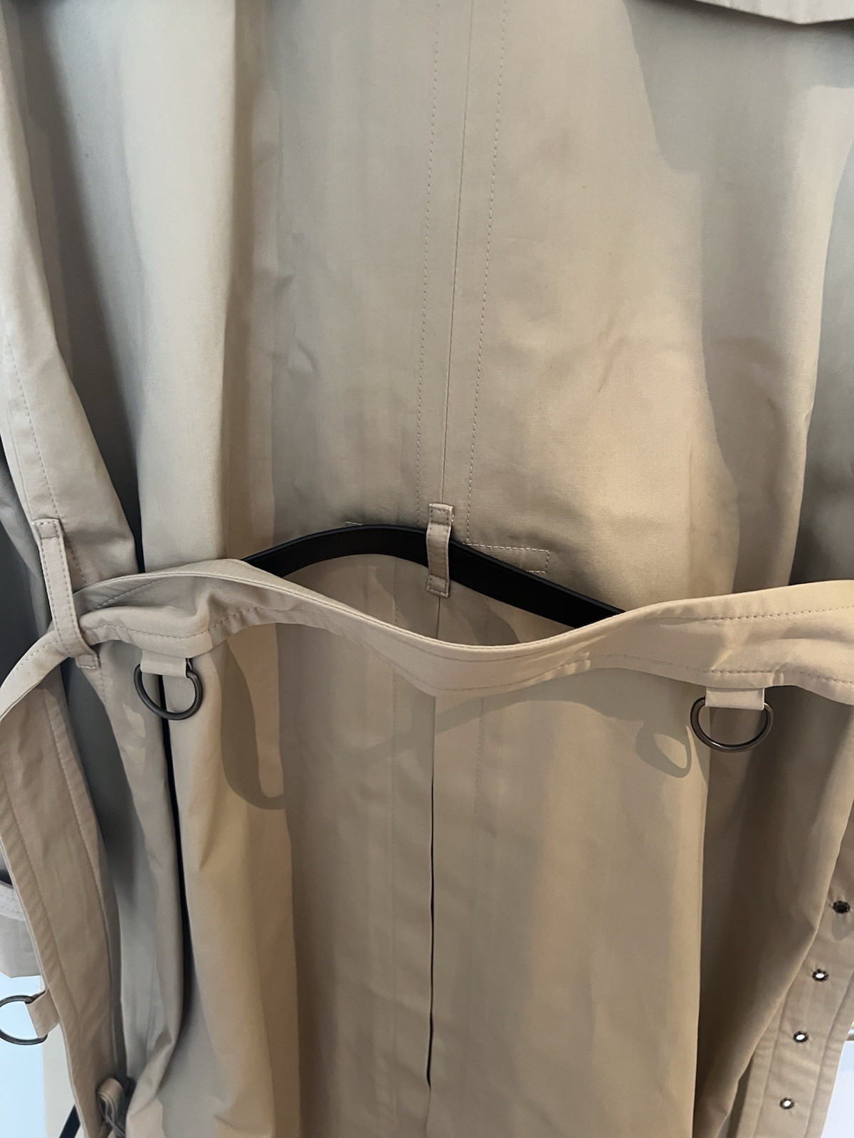 TOM FORD Belted Trench Coat Size 52 Camel Cotton & Silk image 8