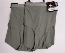 2 NO BOUNDARIES XL WILD SAGE BRIEFS PANTIES MICRO RIB NEW WITH TAGS