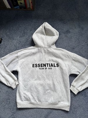 Essentials Herren Hoodie In Gr.M Grau mit Kapuze Wie Neu