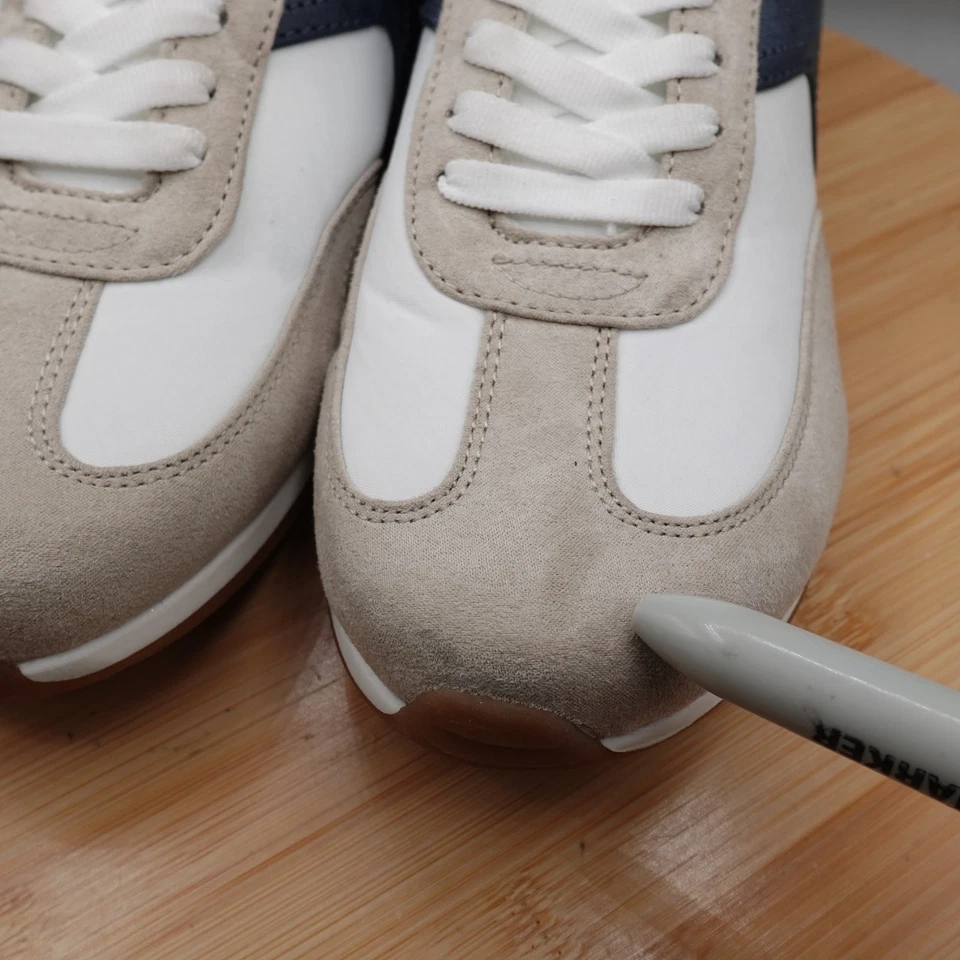 Dr. Scholls Womens 8.5MGood Ol Days Lace-Up Casual Sneakers Oyster/White MinFlaw - Image 3 of 4