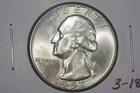 1952 Washington Quarter, Near Gem BU