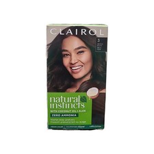 CLAIROL natural instincts Brown Black VEGAN hair dye DAMAGED BOX