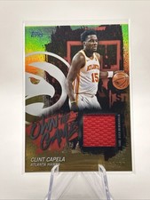 2025-26 Topps NBA Flagship Clint Capela Player Worn Patch Gold /50 #OTGA-CC