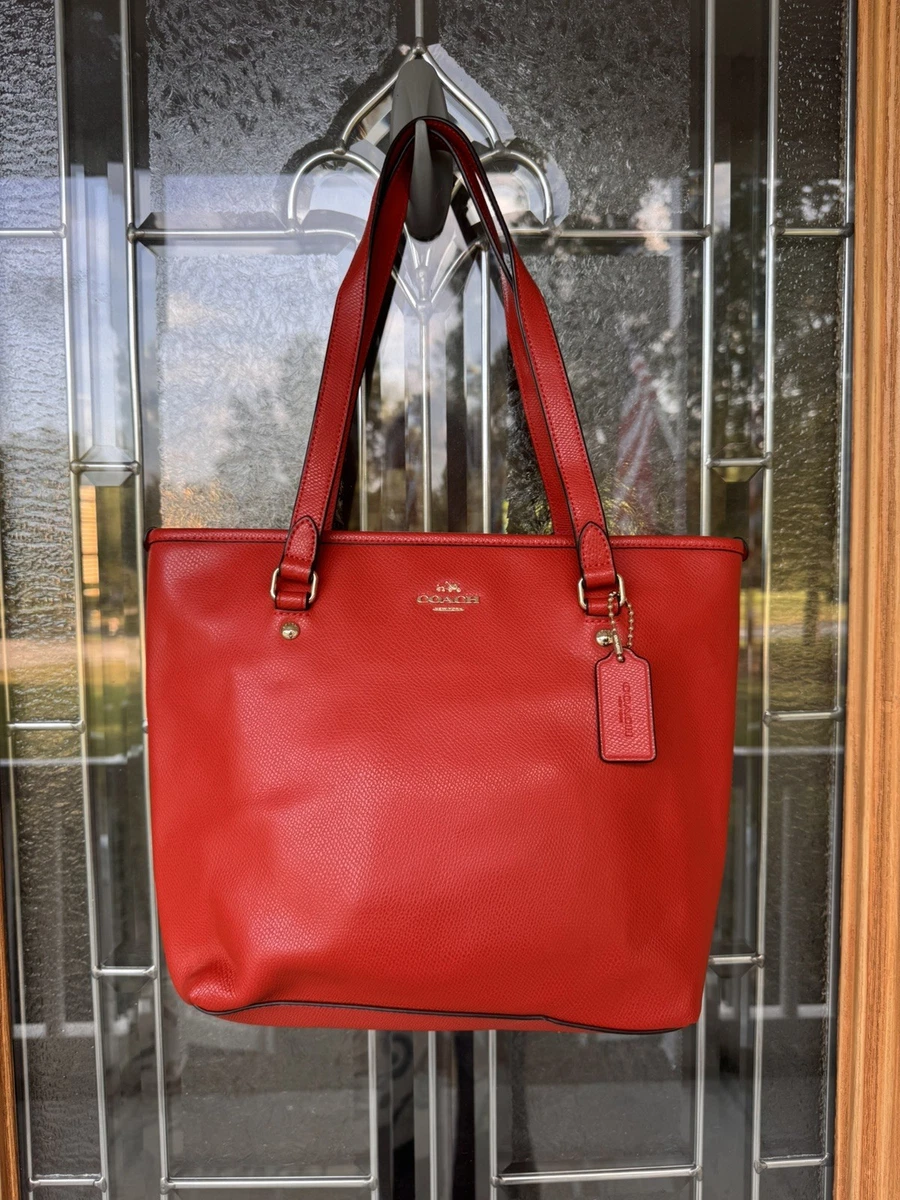 Coach Red Tote Handbags & Purses for Women for sale - eBay