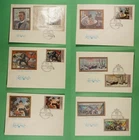 DR WHO 1973 RUSSIA 6 FDC ART COMBO R41614