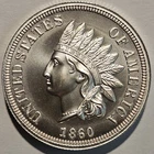 1860 Indian Head Cent - 2 Ounce .999 Silver Tribute Round - Intaglio Mint
