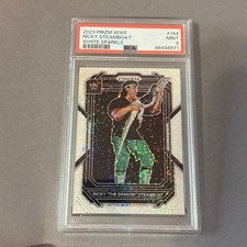 Ricky The Dragon Steamboat White Sparkle Prizm PSA 9 SSP Case Hit 2023 WWE WWF