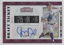 2019 Panini Contenders Draft Picks Diamond Ticket 1/15 John Doxakis #38 Auto ms9