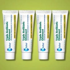 First Aid Triple Antibiotic Ointment 1oz - - 4 Tubes (Total 4 oz received)