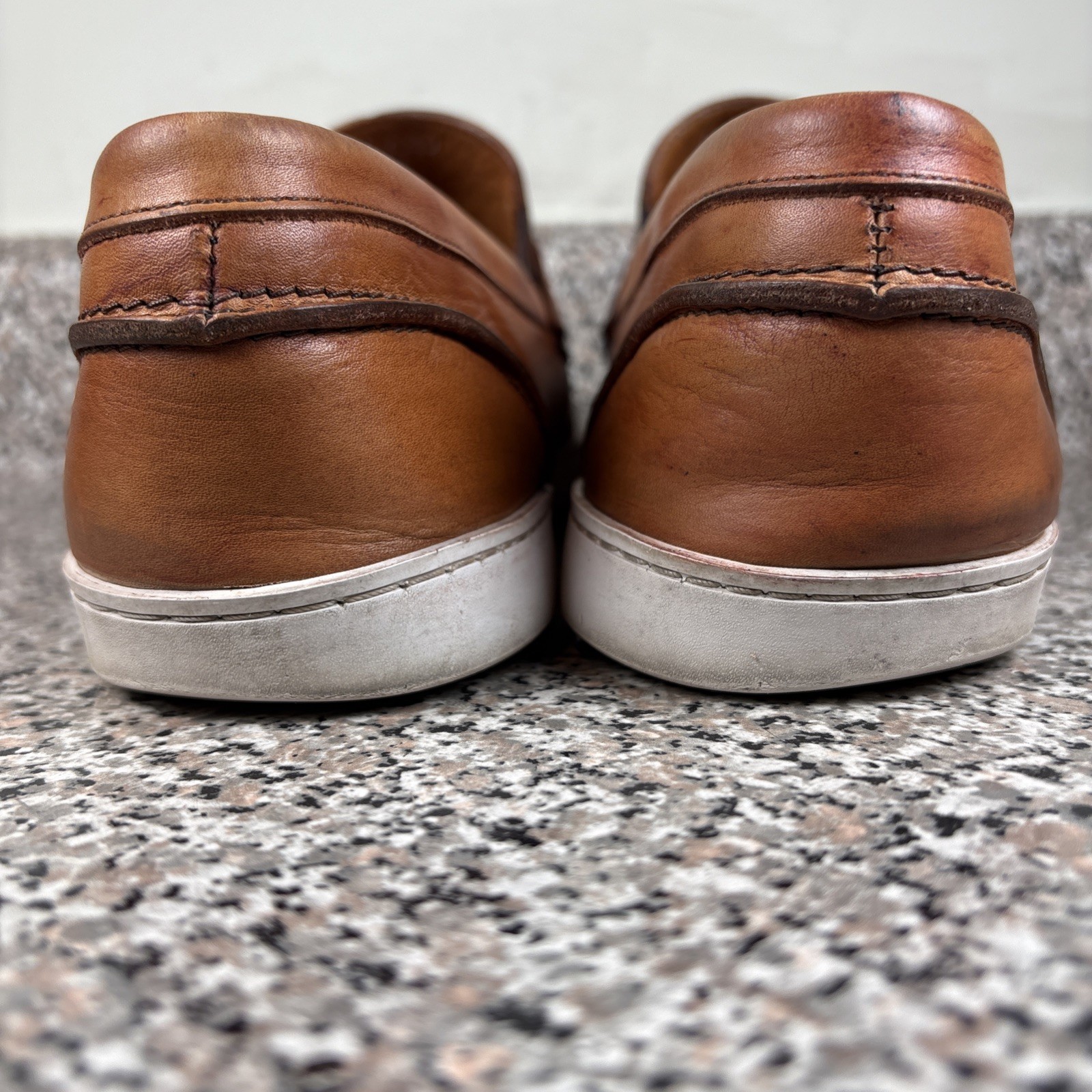 Allen Edmonds Randolph 5380 Chili Leather Penny Loafers Dress Sneakers 10.5EEE