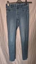 Ladies George Long Lenght Jeggin Blue 10 Excellent Condition