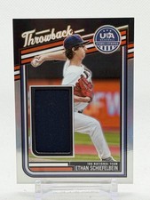 2026 Panini Stars & Stripes Prizm Ethan Schiefelbein Throwback Materials #TM-ES