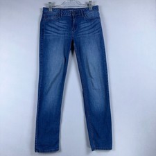 Calvin Klein Ultimate Skinny Jeans Womens Size 10/30 Mid-Rise Dark Wash Blue